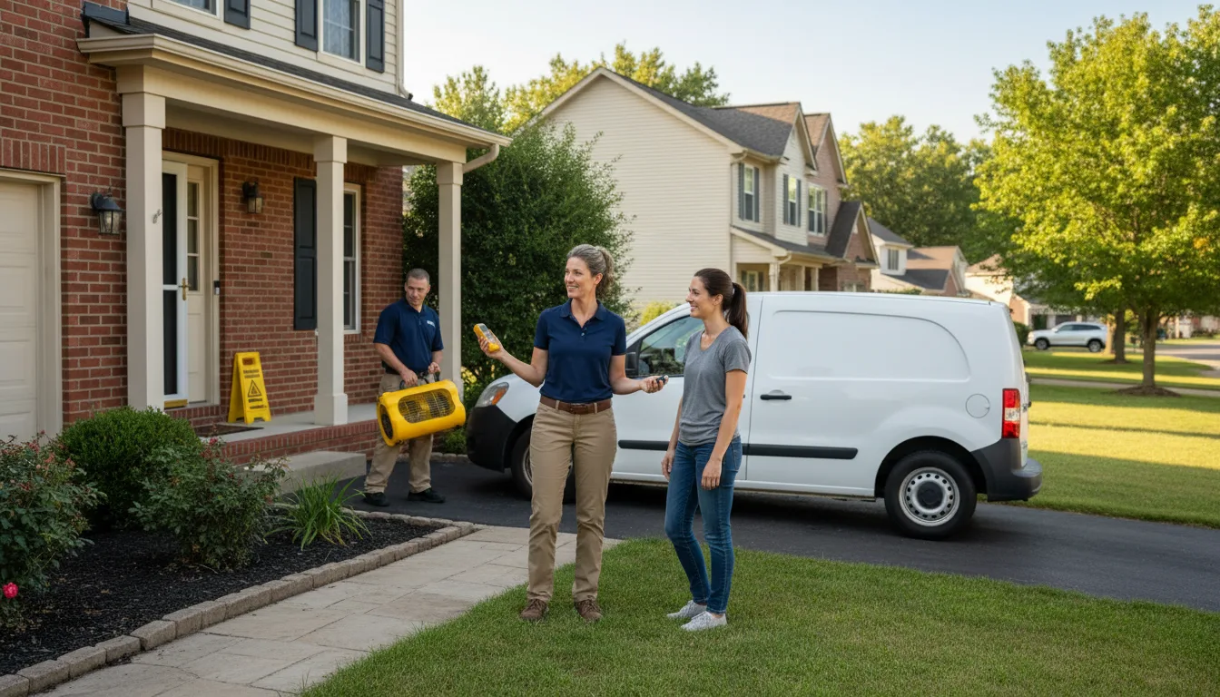 Water restoration image for Flood Water Cleanup, Removal And Restoration Services in Mayville, MI